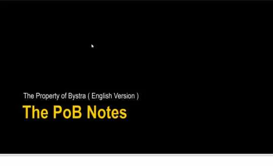 POB Notes English Free Full Version - Nora Bystra